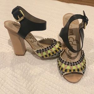 Beaded and Embroidered Sam Edelman Heels